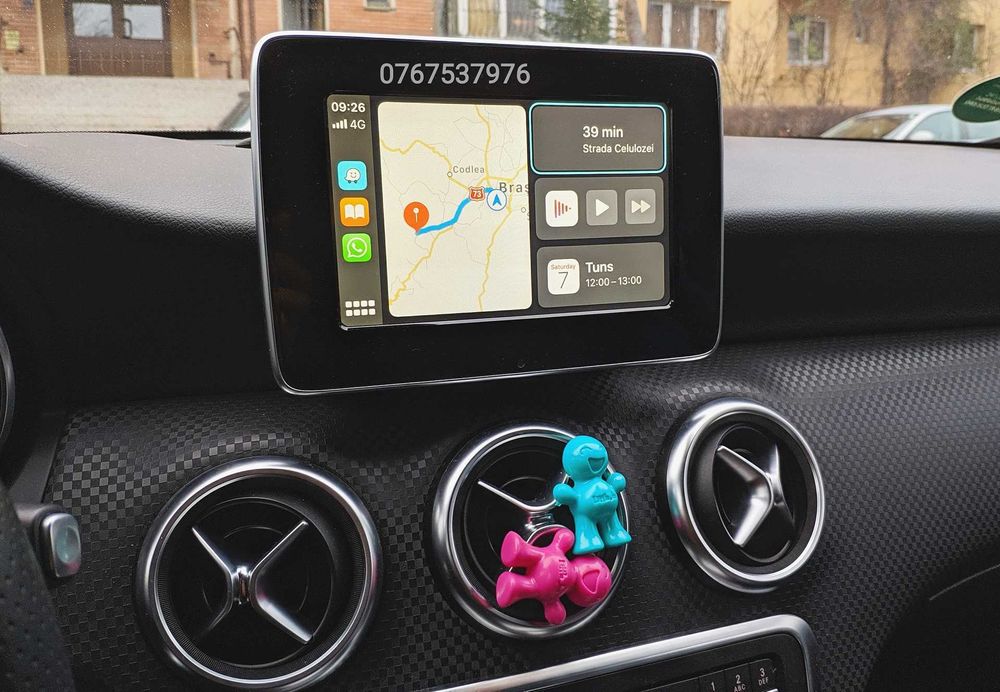 iPhone Apple CarPlay Waze/Android Auto Mercedes CLA,GLA,GLE,GLS,A,B