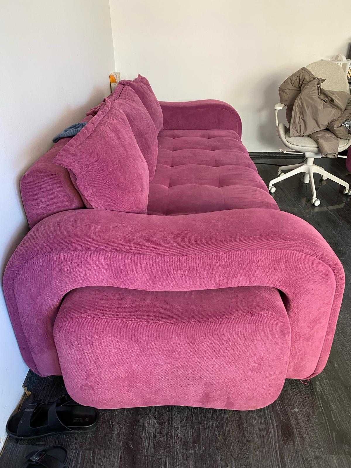 Canapea cu 2 tabureti