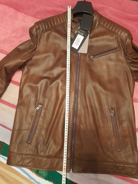 Мъжко кожено яке размер 52