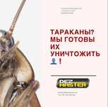 ТАРАКАНЫ? Мы готовы их уничтожить! ДЕЗИНФЕКЦИЯ ДЕЗИНСЕКЦИЯ 100%