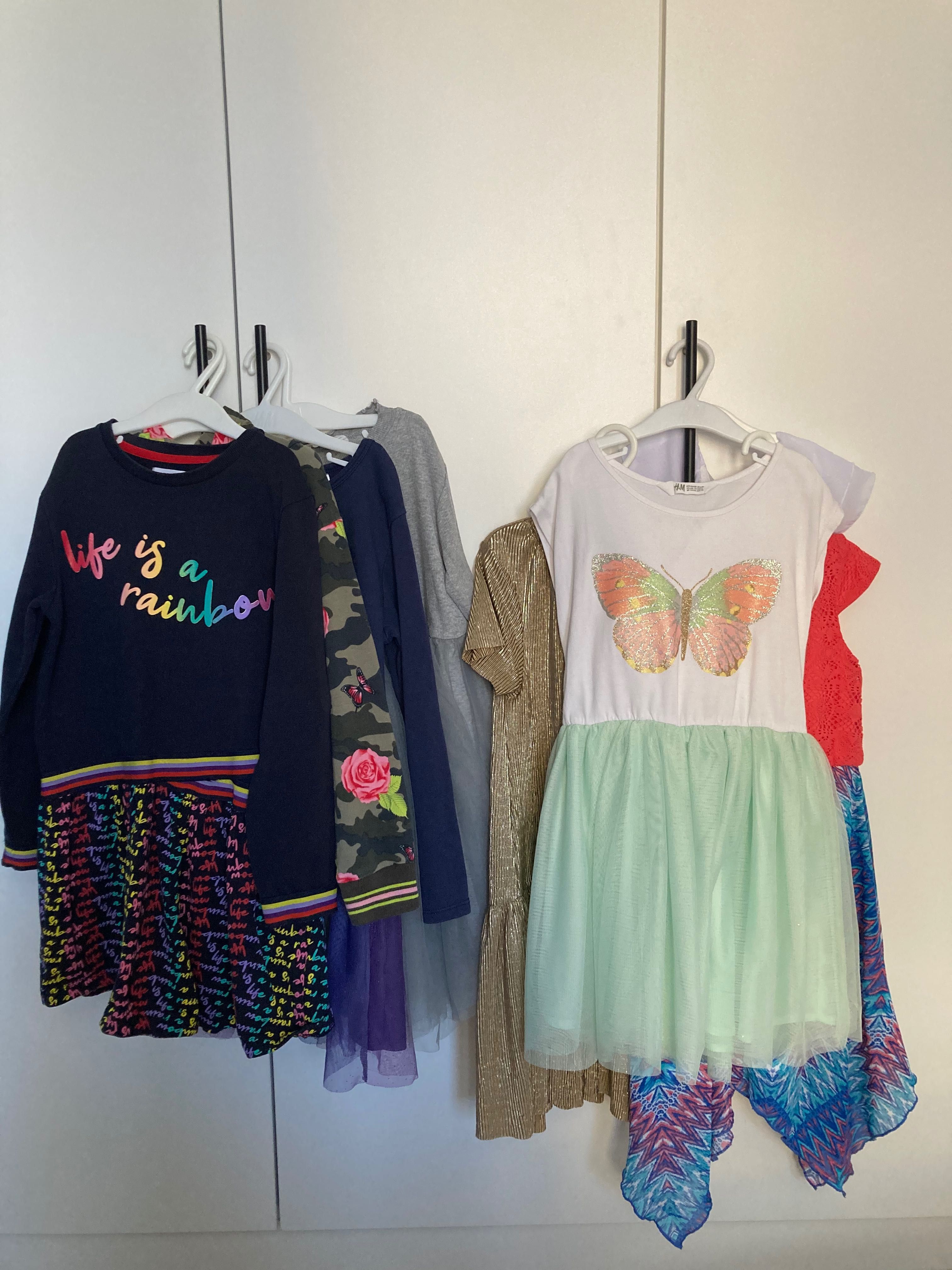 Рокли  7-8 години летни и зимни-H&M,MNG,Boboli,NATHKIDS