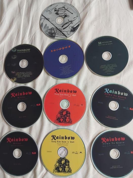 Колекция на група Rainbow,с редки и не издаване официално версии