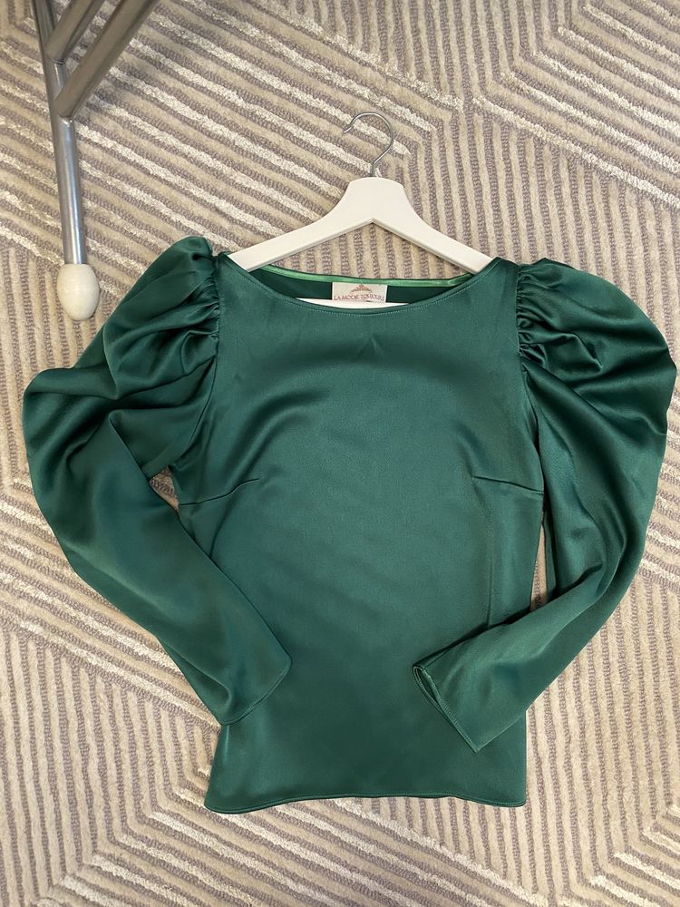 Bluza verde smarald La Mode Toujours