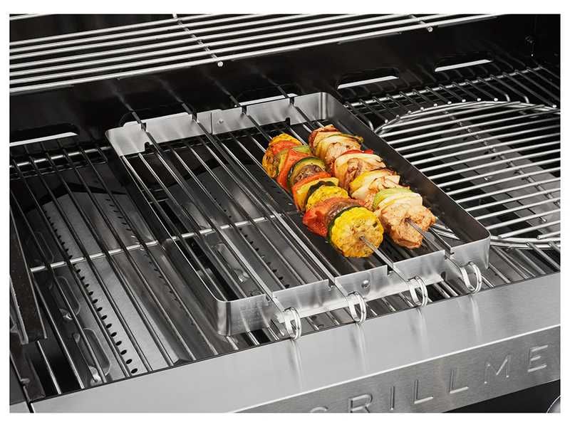 НОВИ! Дълги шишове за грил с поставка