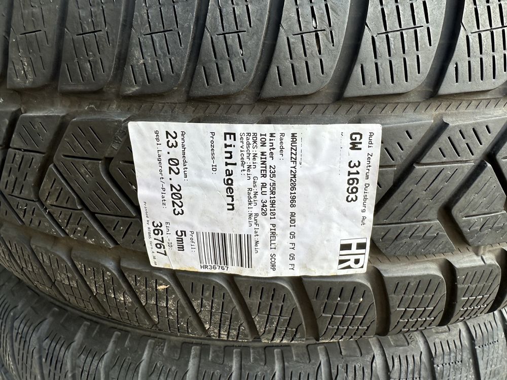 JANTE AUDI 5x112 R19 235/55/19 pirelli scorpion