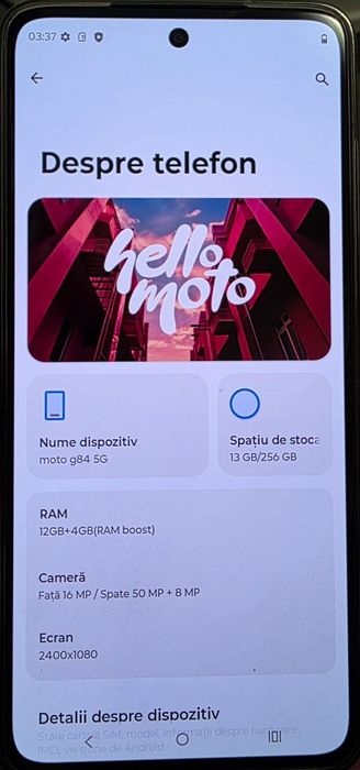 Motorola Moto G84, 256 GB, 12GB RAM 5G