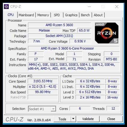 Геймърски компютър AMD Ryzen 5 3600 32gb SSD GTX 1070 8gb