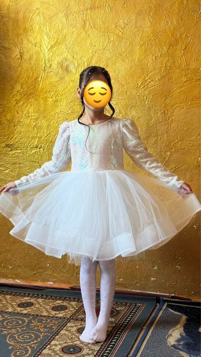 Пышный белый платья