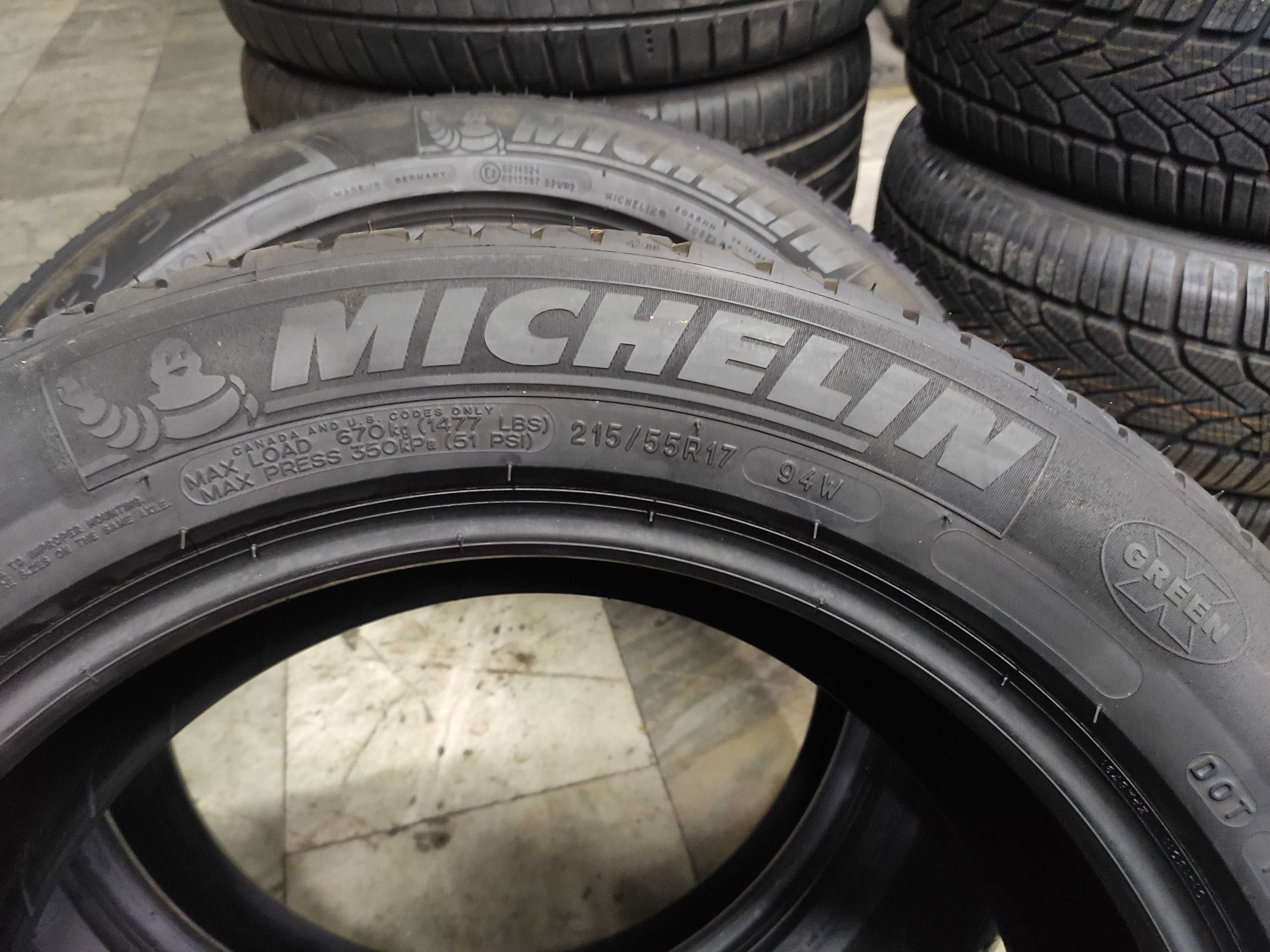 Нови Демо Летни гуми 215 55 17 - Michelin