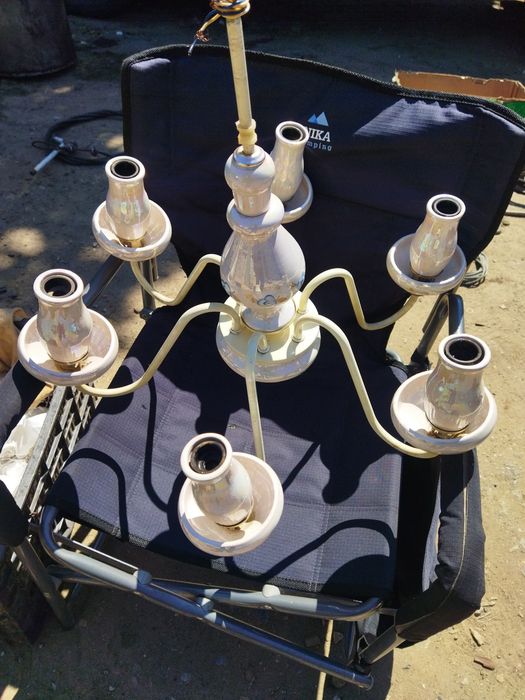 Люстра фарфоровая СССР