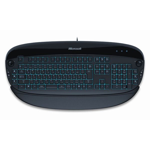 Клавиатура Microsoft by Razer с подсветка синя