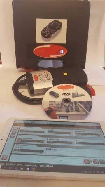 Kit tester auto Multimarca Obd2 + TABLETA Windows Turisme & Camioane
