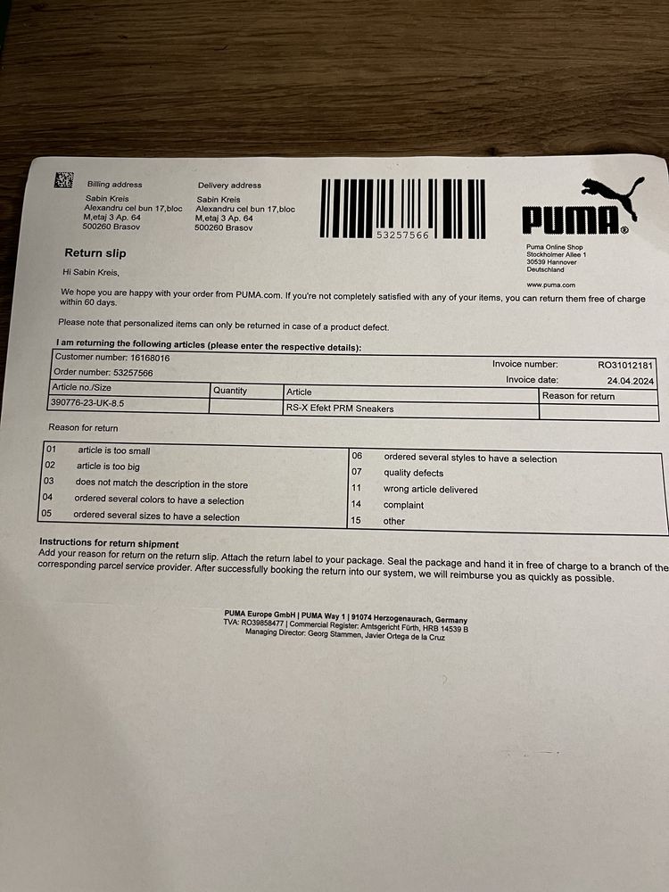 Puma RS-X efekt PRM