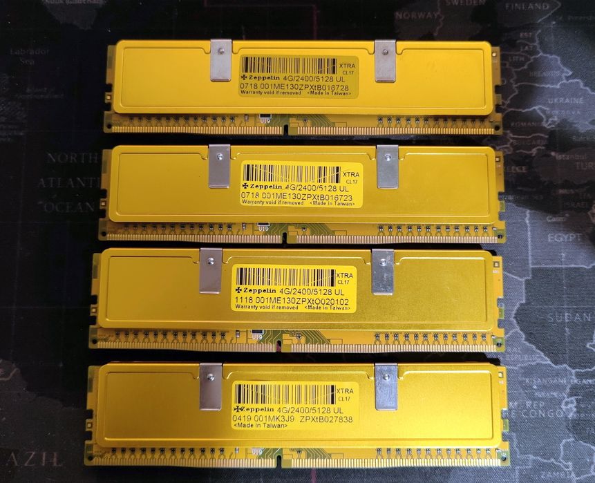 Оперативная память Zappelin 4G/2400/5128 UL (4 планки)