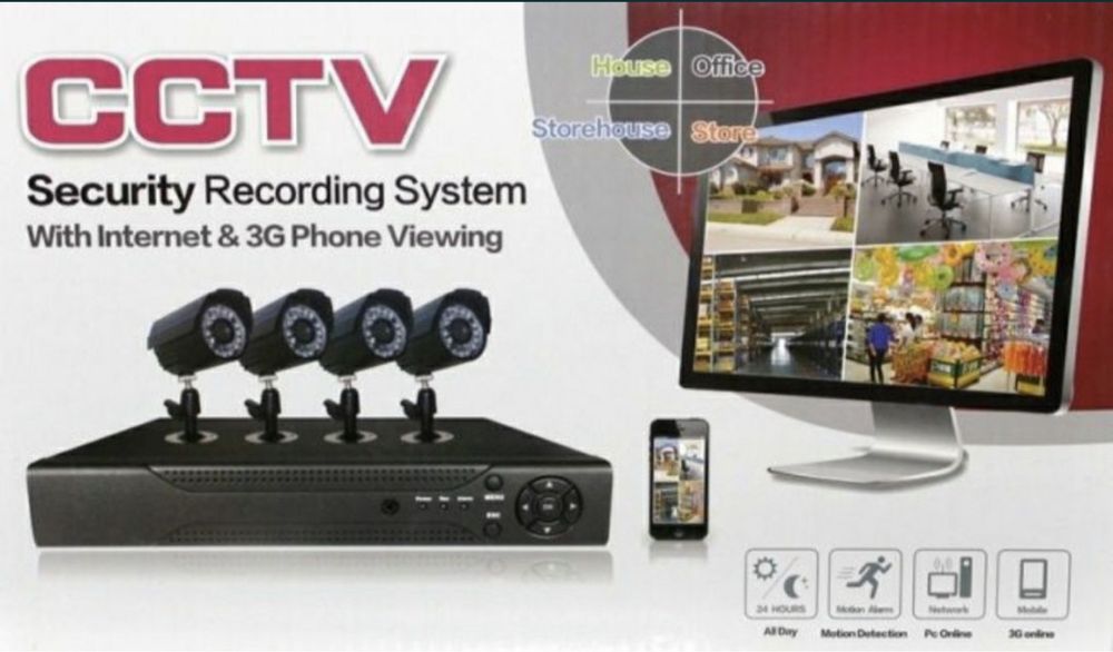 Camere de filmat pentru supraveghere - Sistem complet CCTV