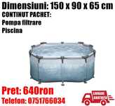 Piscina Bestway Lay-Z Spa Ovala Cadru Metal 150x90x65cm+POMPA+LivratGr