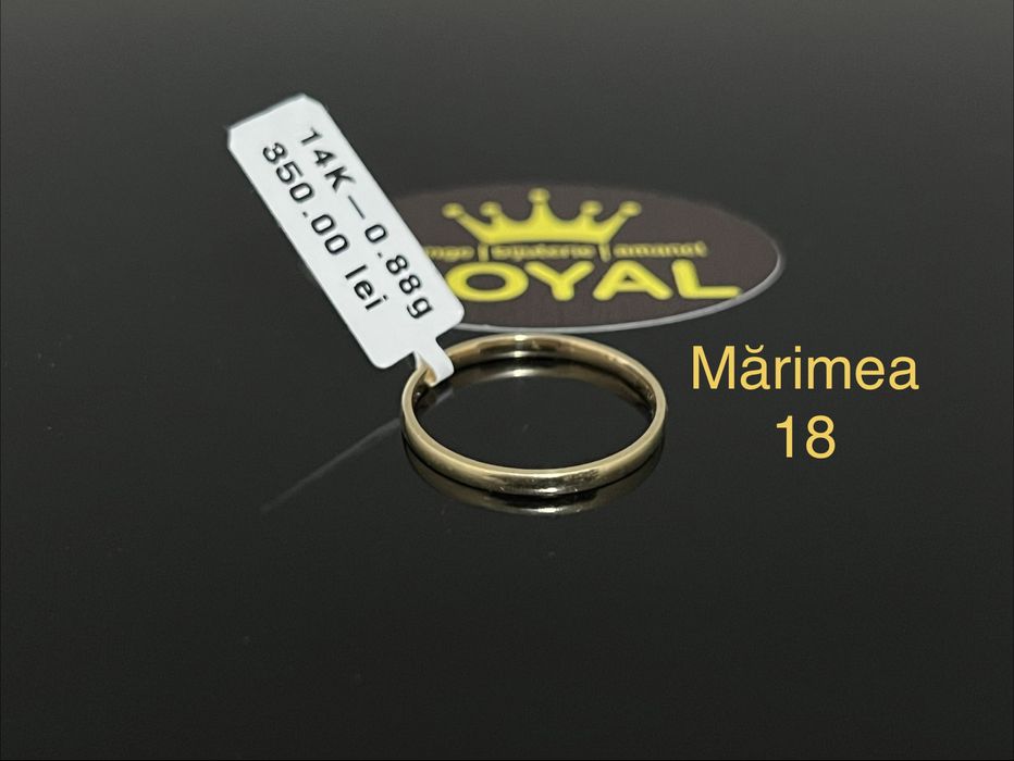 Bijuteria Royal CB : Verigheta simpla aur 14k 0,88 grame
