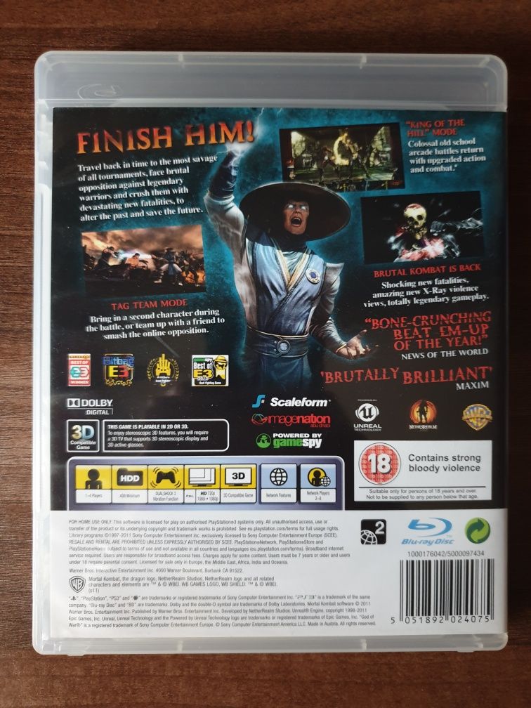 Mortal Kombat PS3/Playstation 3