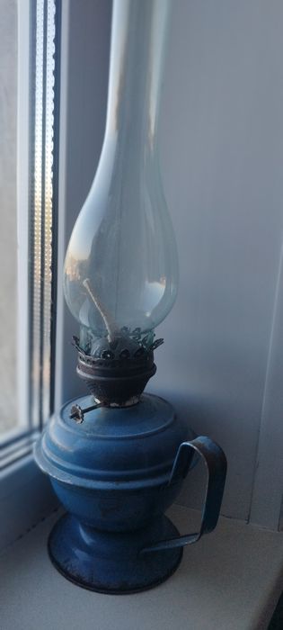 Киросиновая советская лампа