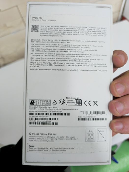 Iphone 16E 128GB / 100% ( nu se reseteaza )