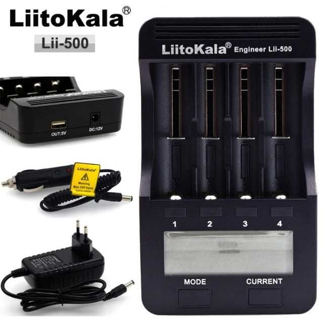 Зарядное устройства Liitokala lii 500 AA AAA 18650 lii-500s lii-202