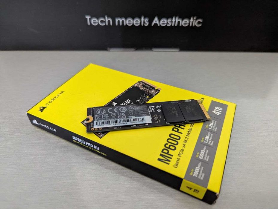 SSD Corsair MP600 PRO NH, 4TB, Gen4 PCIe x4 NVMe M.2