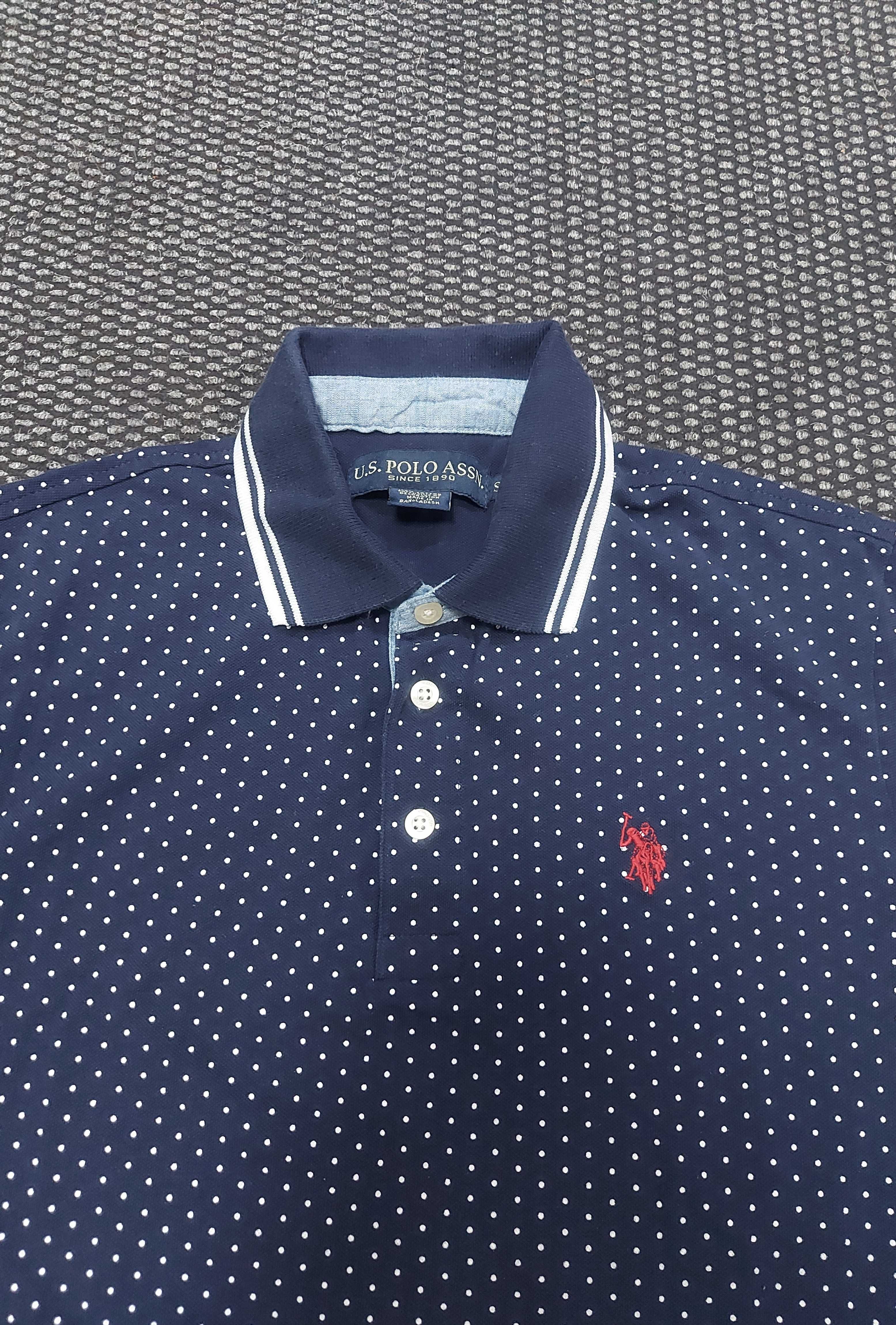 Us polo Assn тениска с  яка S  размер