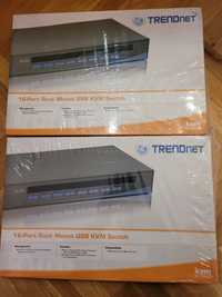 TRENDnet KVM 16 портов USB/PS/2 суич 19"