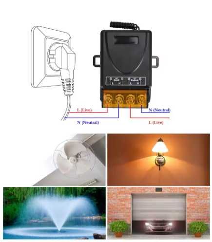 Intrerupator switch wireless cu telecomanda