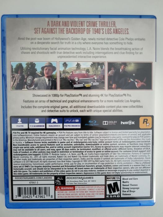 LA Noire PS4 sau PS5