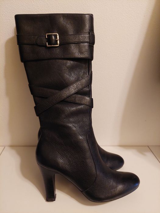 Ботуши от естествева кожа Nine West 37.5 номер