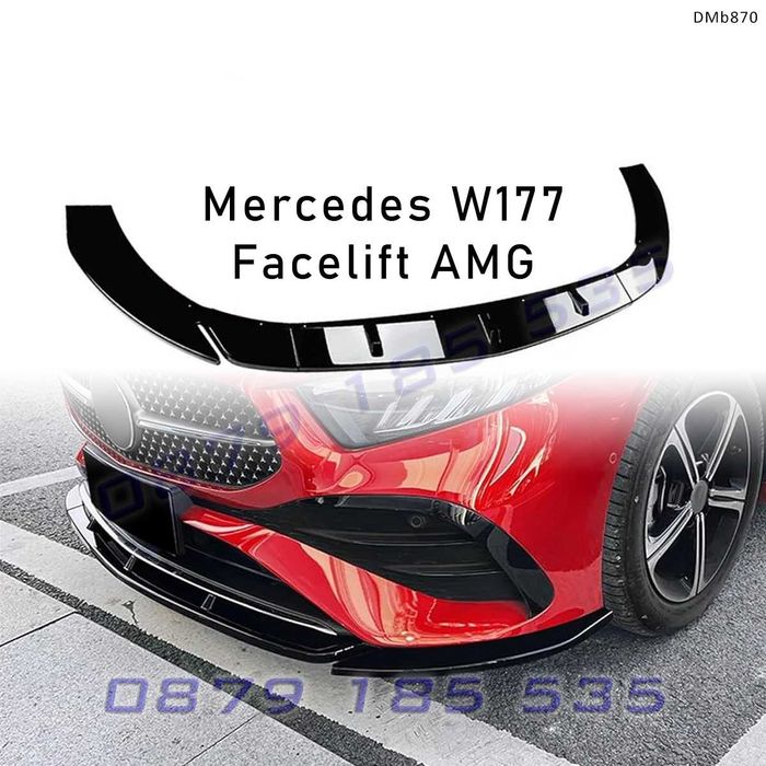 Тунинг спойлер лип предна броня Mercedes A W177 Facelift AMG мерцедес