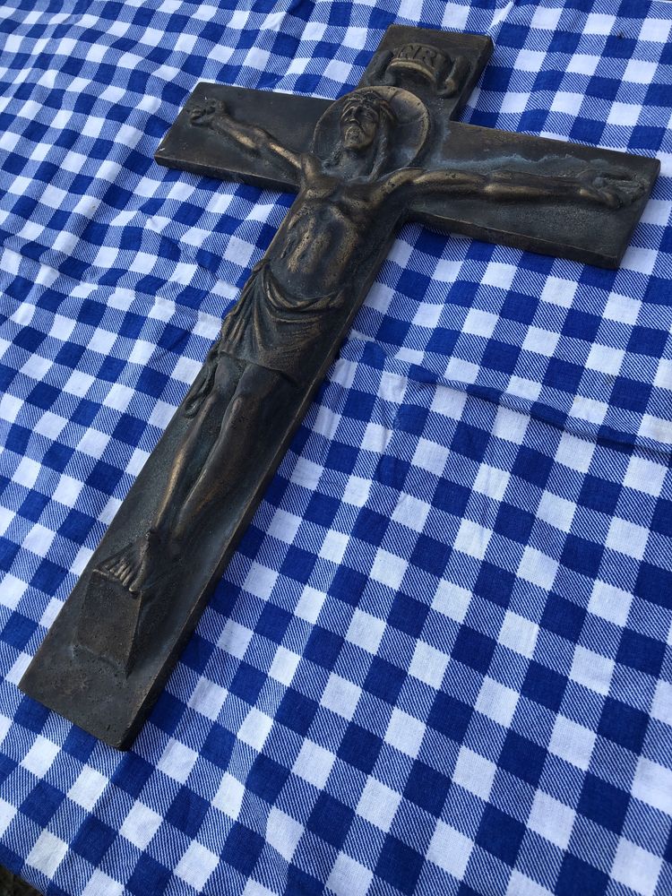 Crucifix foarte vechi de bronz