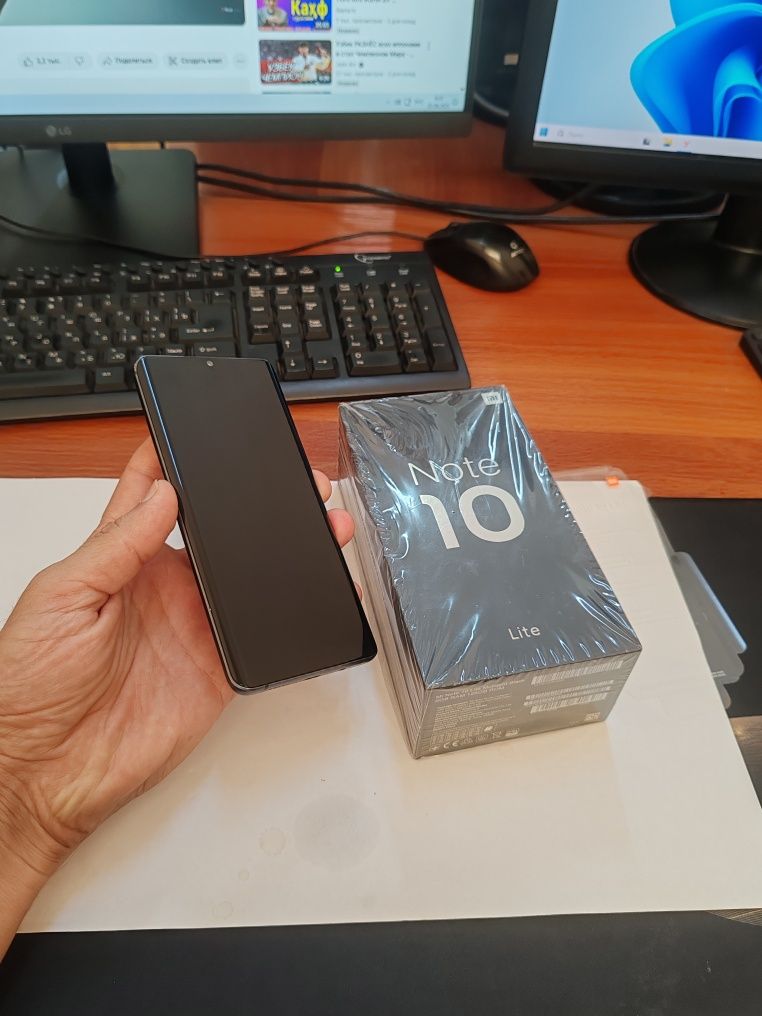Xiaomi note 10lite 8/128gb(2024) iwlawi zur aybi yuq tozza telefon
