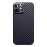 Iphone 13 14 15 16 PRO MAX - Husa Fibra Carbon Ultra Slim 0,2mm Neagra