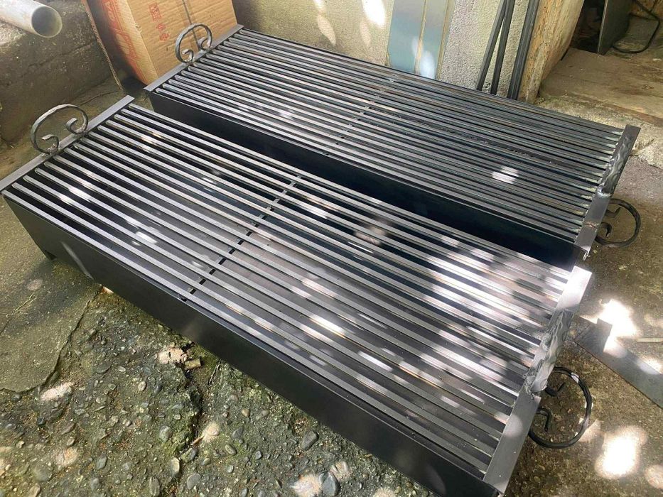 Барбекюта изработени по идея на клиент като модел и размер.