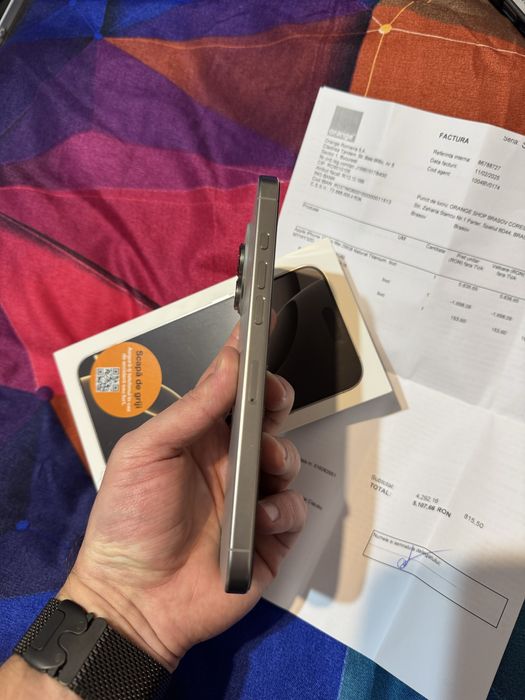 Iphone 16 pro max 256gb factura garantie 02.2027