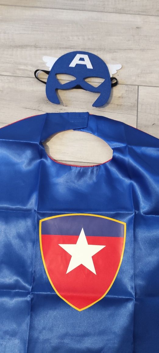 Costum nou pentru copii/ pelerina Captain America Supereroi