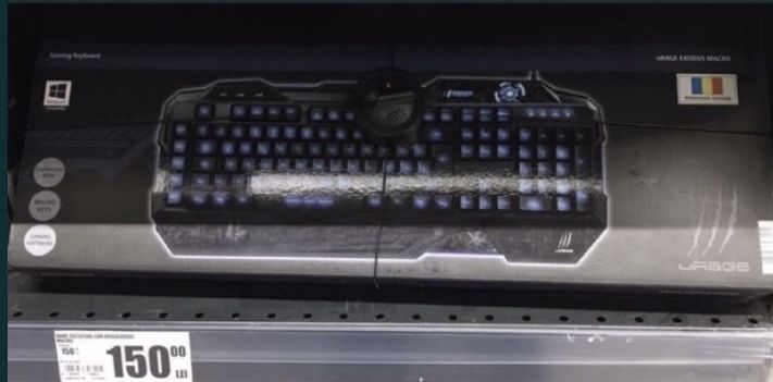 Tastatura/NOUA, cu fir si butoane/taste iluminate, tip Hama-uRage