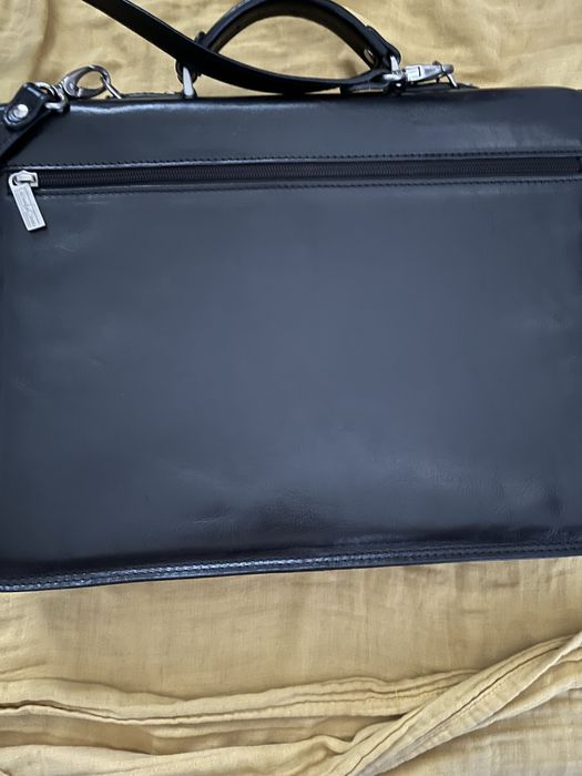 Geanta de lux barbateasca din piele naturala -- Gianni Conti