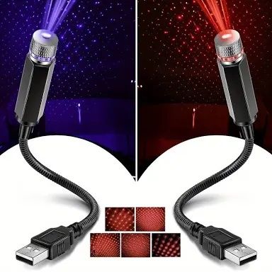 Laser USB, Laser ambient cu alimentare pe USB Rosu sau Mov
