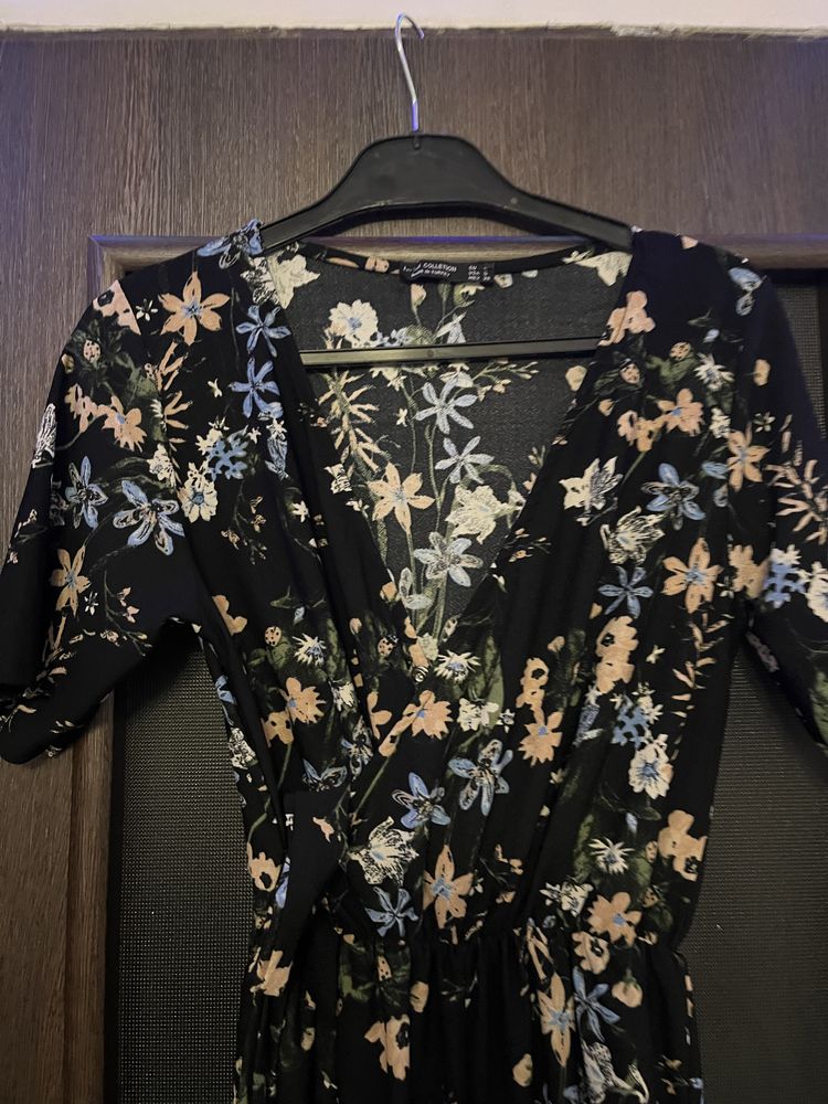 Salopeta cu print floral