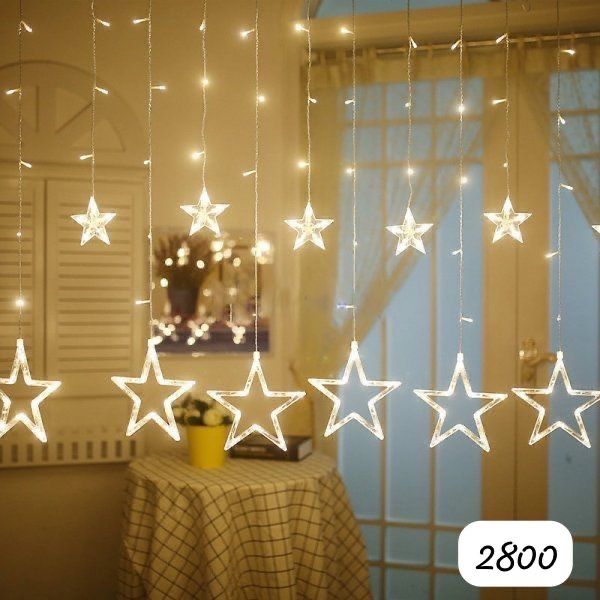 Гирлянды-водопады , звездочки , елочки