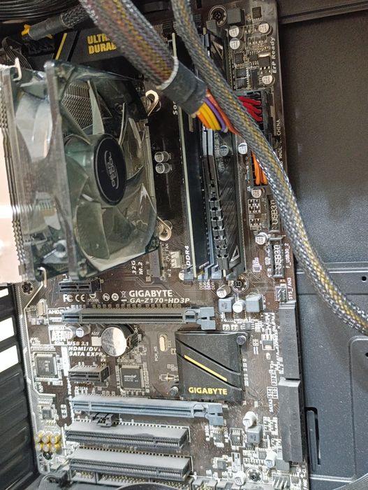 Компьютер core i5-6400, DDR4-12gb(8+4), Башня кулер, Блок питания 800w