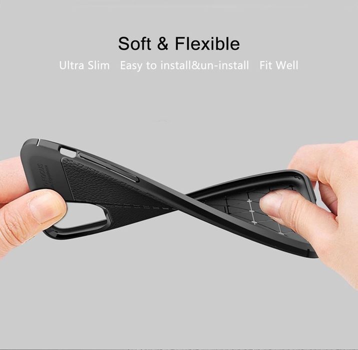 Husa / Bumper Antisoc model PIELE pt iPhone 11 / 11 Pro / 11 Pro Max