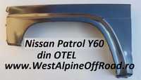 Aripa Nissan Patrol Y60 - Fabricat din OTEL -  Stanga / Dreapta