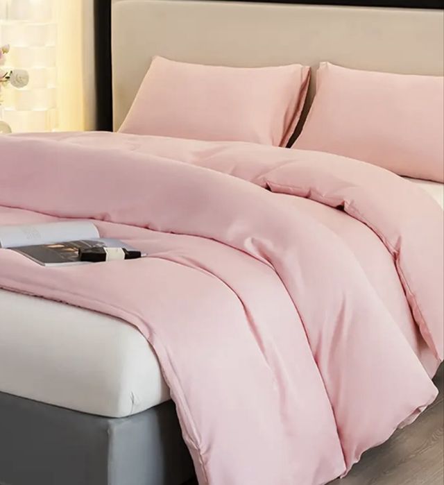 Спален комплект розов