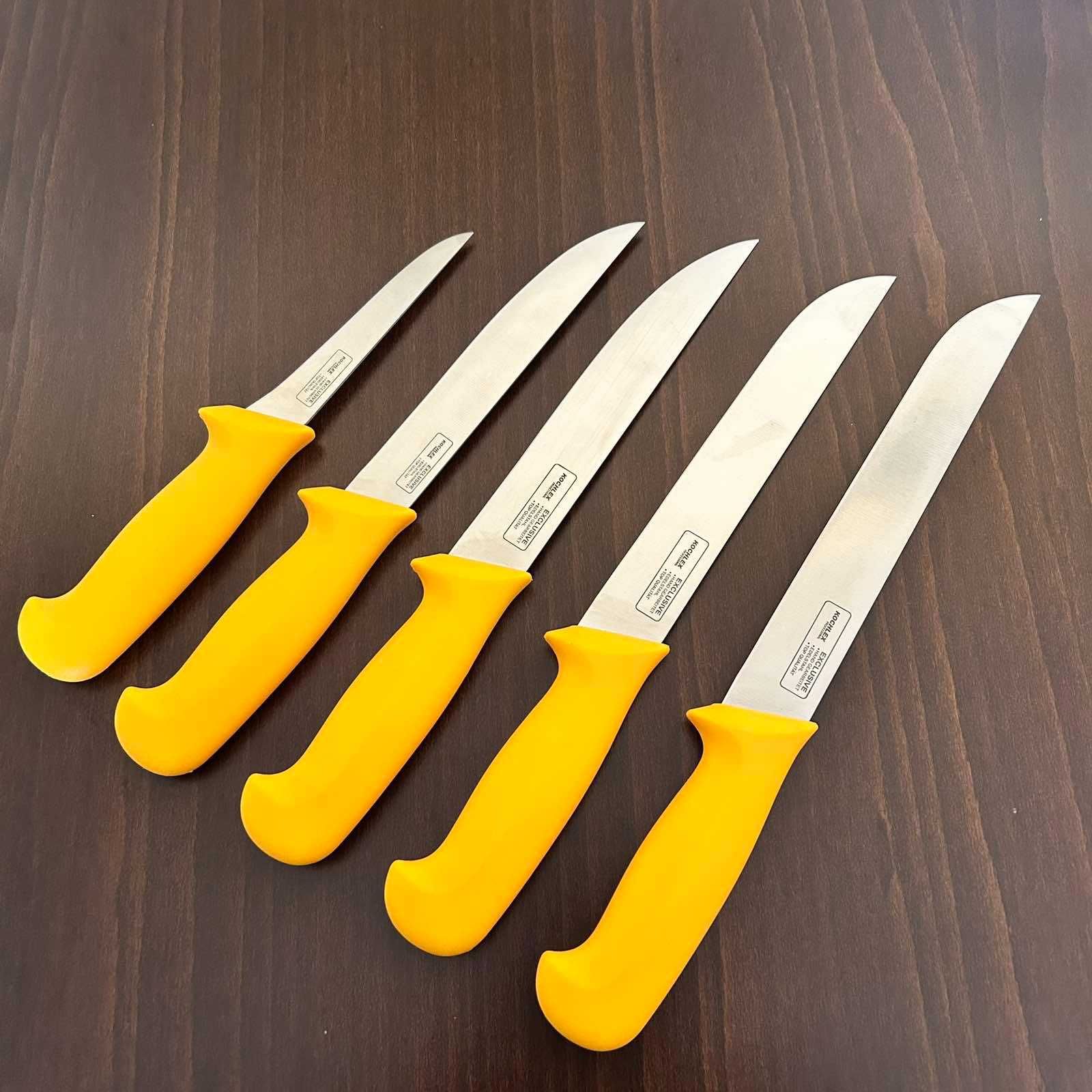ПРОМОЦИЯ !!! Комплект професионални немски месарски ножове, 5 броя