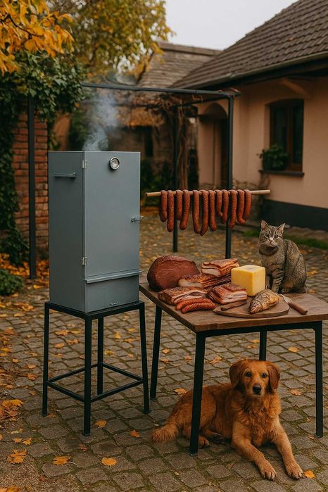 Afumatoare Carnat Carne Branza Peste Alimente Clisa 80x30x40cm MS