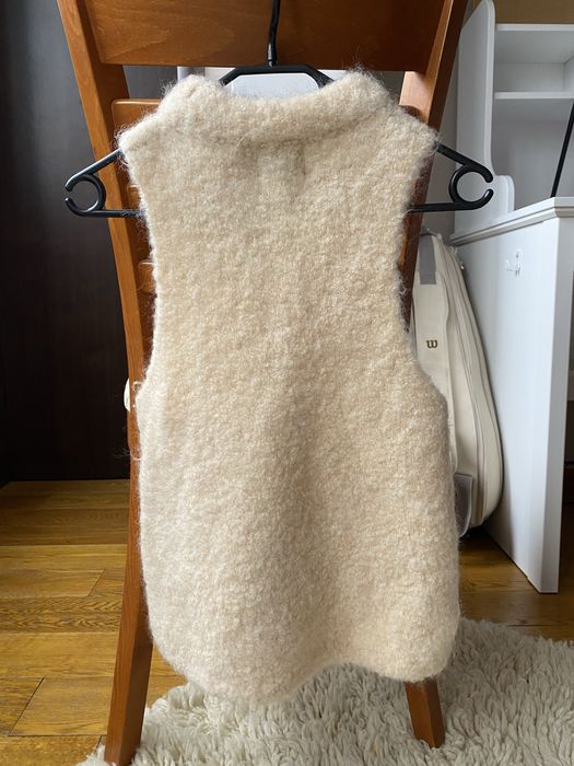 H&M вълнен топ/потник/пуловер без ръкав